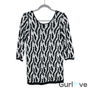 UO M Silence and Noise Tiger Sweater